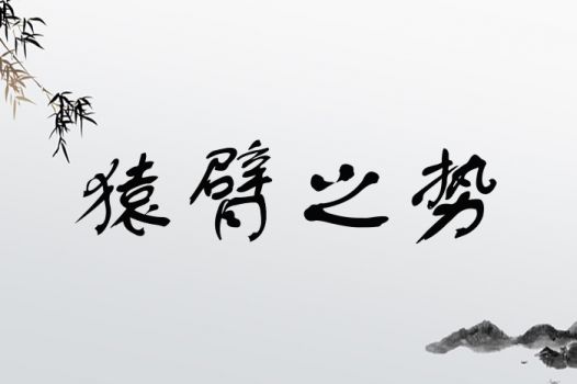 猿臂之势