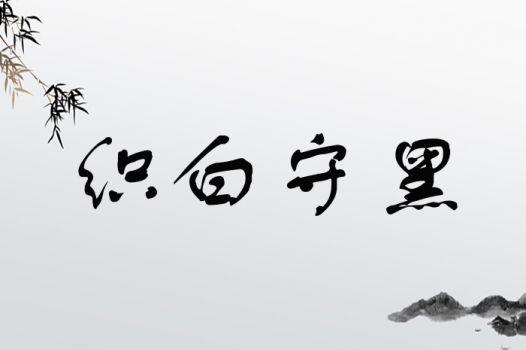 织白守黑