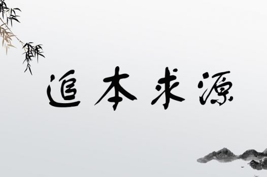 追本求源