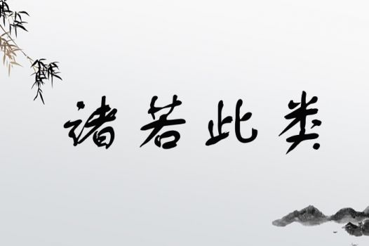 诸若此类