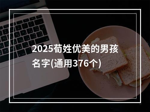 2025荀姓优美的男孩名字(通用376个)
