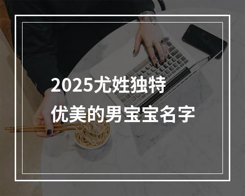 2025尤姓独特优美的男宝宝名字