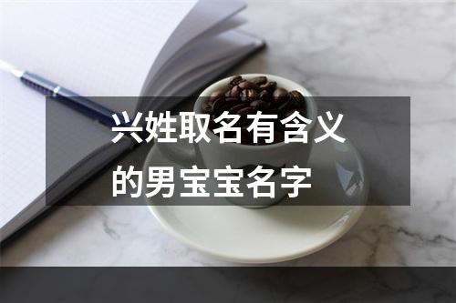 兴姓取名有含义的男宝宝名字