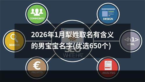 2026年1月犁姓取名有含义的男宝宝名字(优选650个)