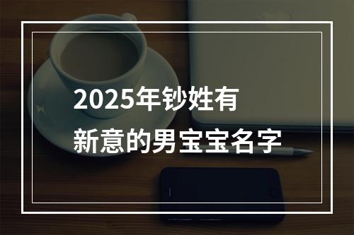 2025年钞姓有新意的男宝宝名字
