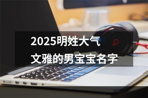 2025明姓大气文雅的男宝宝名字