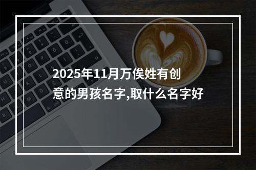 2025年11月万俟姓有创意的男孩名字,取什么名字好