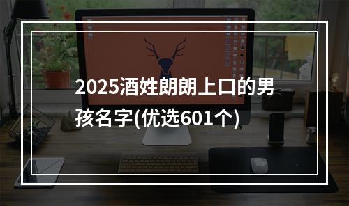2025酒姓朗朗上口的男孩名字(优选601个)