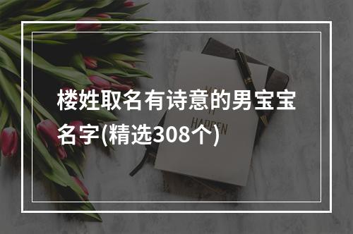 楼姓取名有诗意的男宝宝名字(精选308个)