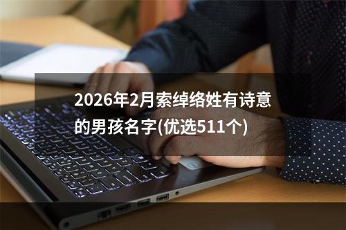 2026年2月索绰络姓有诗意的男孩名字(优选511个)