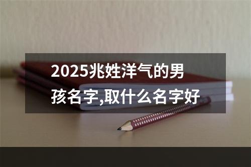 2025兆姓洋气的男孩名字,取什么名字好