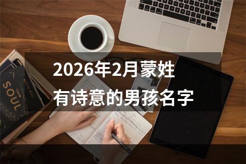 2026年2月蒙姓有诗意的男孩名字