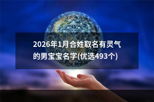 2026年1月合姓取名有灵气的男宝宝名字(优选493个)
