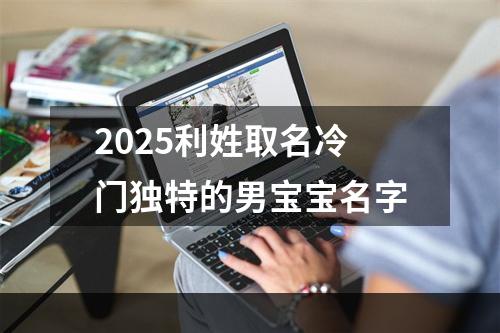 2025利姓取名冷门独特的男宝宝名字