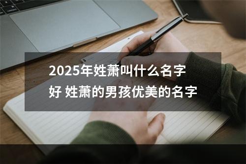 2025年姓萧叫什么名字好 姓萧的男孩优美的名字