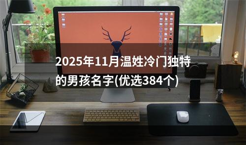 2025年11月温姓冷门独特的男孩名字(优选384个)