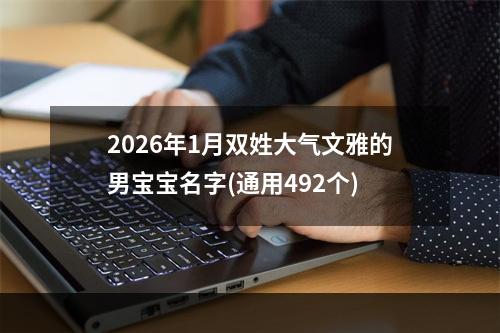 2026年1月双姓大气文雅的男宝宝名字(通用492个)