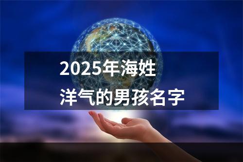 2025年海姓洋气的男孩名字