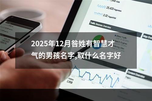 2025年12月咎姓有智慧才气的男孩名字,取什么名字好