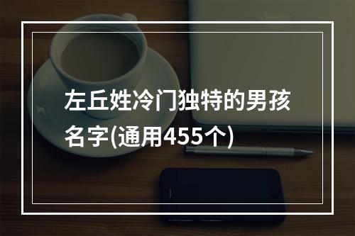 左丘姓冷门独特的男孩名字(通用455个)