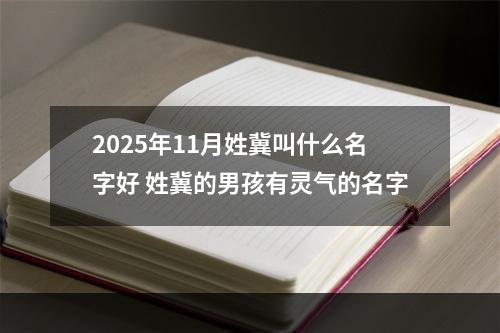2025年11月姓冀叫什么名字好 姓冀的男孩有灵气的名字