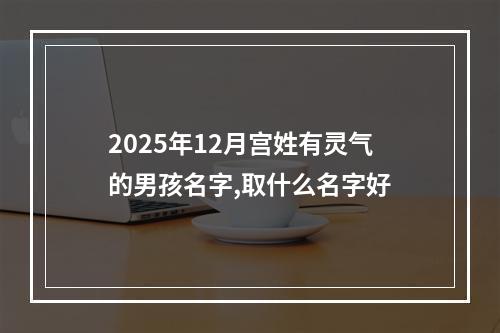 2025年12月宫姓有灵气的男孩名字,取什么名字好