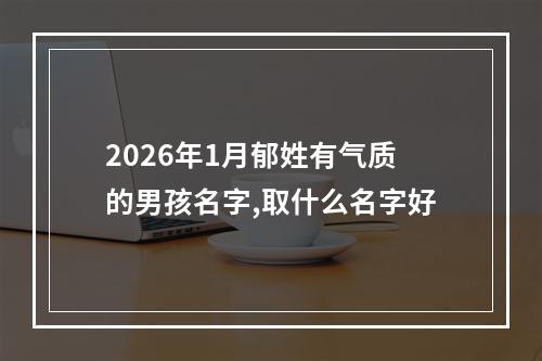 2026年1月郁姓有气质的男孩名字,取什么名字好