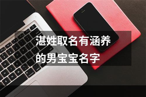 湛姓取名有涵养的男宝宝名字