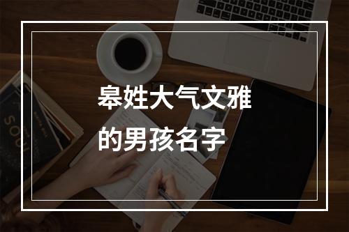 皋姓大气文雅的男孩名字