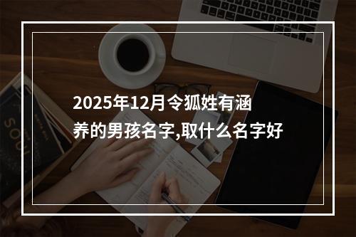 2025年12月令狐姓有涵养的男孩名字,取什么名字好
