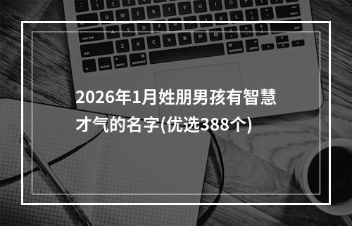 2026年1月姓朋男孩有智慧才气的名字(优选388个)