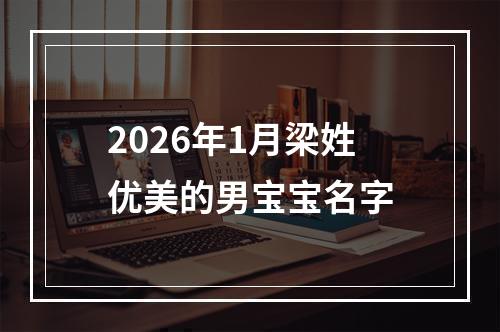 2026年1月梁姓优美的男宝宝名字