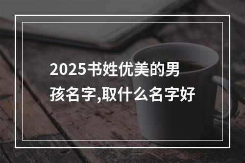 2025书姓优美的男孩名字,取什么名字好