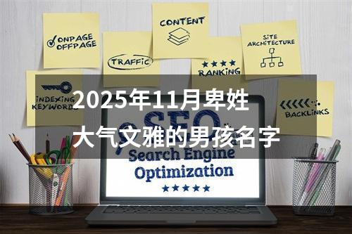 2025年11月卑姓大气文雅的男孩名字