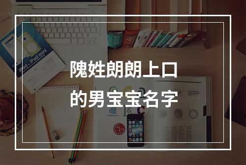 隗姓朗朗上口的男宝宝名字