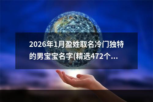 2026年1月盈姓取名冷门独特的男宝宝名字(精选472个)