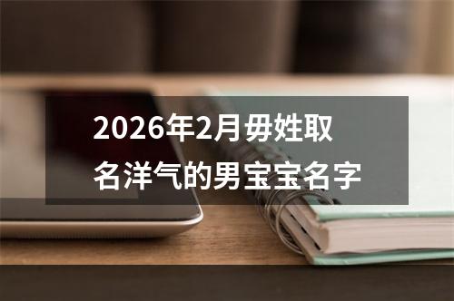 2026年2月毋姓取名洋气的男宝宝名字