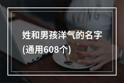 姓和男孩洋气的名字(通用608个)