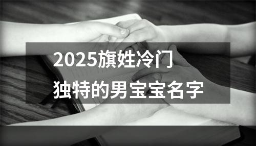 2025旗姓冷门独特的男宝宝名字