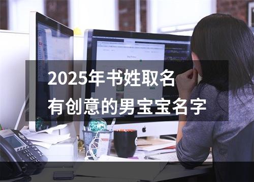 2025年书姓取名有创意的男宝宝名字