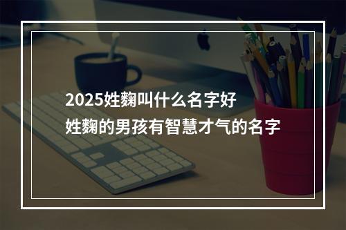 2025姓麴叫什么名字好 姓麴的男孩有智慧才气的名字