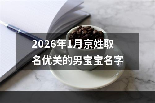 2026年1月京姓取名优美的男宝宝名字