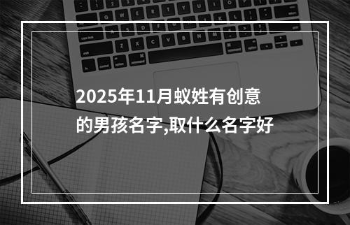 2025年11月蚁姓有创意的男孩名字,取什么名字好