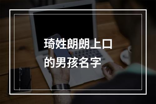 琦姓朗朗上口的男孩名字