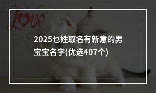 2025乜姓取名有新意的男宝宝名字(优选407个)