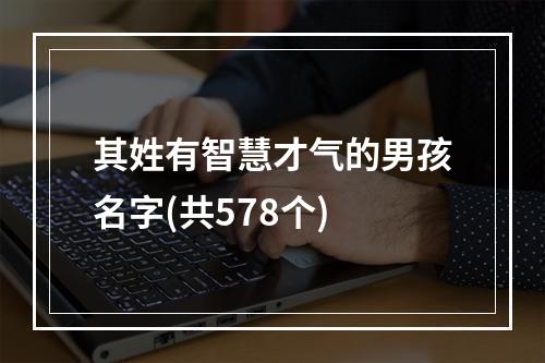 其姓有智慧才气的男孩名字(共578个)