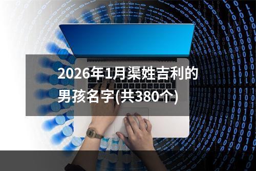 2026年1月渠姓吉利的男孩名字(共380个)