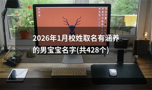 2026年1月校姓取名有涵养的男宝宝名字(共428个)