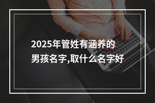 2025年管姓有涵养的男孩名字,取什么名字好