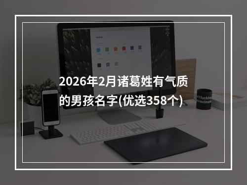 2026年2月诸葛姓有气质的男孩名字(优选358个)